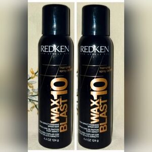 Redken Wax Blast 10 High Impact Finishing Spray 2x ~New ☆Discontinued, Rare, HTF